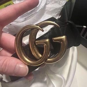 SOLD Gucci Double G Marmont Belt (Thin)
